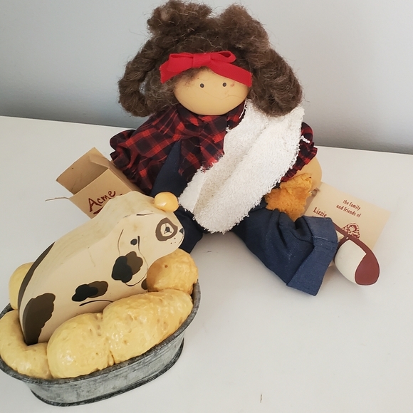 Lizzie High Wood Sculpture Handmade Doll 1988 - Picture 2 of 7